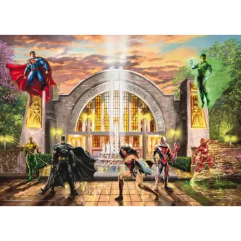 Thomas Kinkade Studios: DC Justice League - Hall Of Justice, Puzle 1000 Gabali