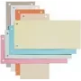 ELBA starplapiņas, kartons, Piemērotas DIN A4, Zila 190 g/m², Perforācija: 1 x 80 mm, Izmēri: (P)240 x (A)105 mm (06806 BL)