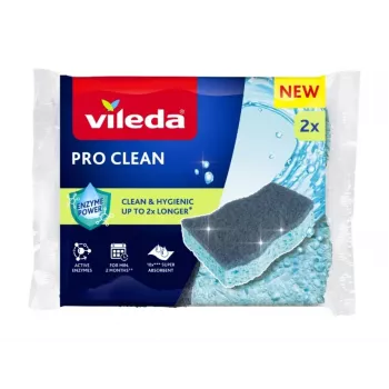 Viscose skruberis ar enzīmiem Vileda Pro Clean 2 gab.