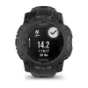 Garmin Instinct 3 Solar Tactical Edition 50 mm viedais pulkstenis, melns, ar silikona siksniņu