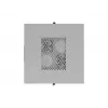 19 collu 42U LANBERG stāvošais skapis 600×600 mm Pelēks ar stikla durvīm un LCD (Flat Pack)