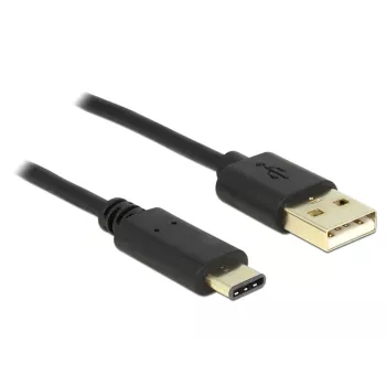 USB kabelis DeLOCK 2m USB 2.0-A / USB 2.0-C Melns