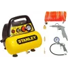 Bezeļļas kompresors 6L + pneimatiskais komplekts Stanley