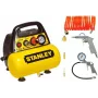 Bezeļļas kompresors 6L + pneimatiskais komplekts Stanley