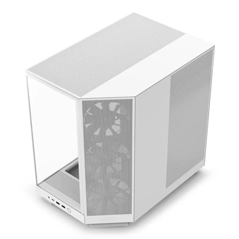 NZXT H6 Flow Mid-Tower korpuss - Balts