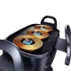 Baseus LightChaser BS-CM029 15W bezvadu lādēšanas auto telefona turētājs gaisa ventilācijas restēm, melns