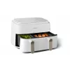Philips 3000 sērijas NA353/10 dubultā gaisa fritētāja 9 L 2750 W Sudrabs, Balts