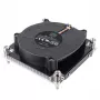 Procesora gaisa dzesētājs SILVERSTONE SST-XE01-1700A — 8 cm ventilators, 1000–5500 RPM, dubultā lodīšu gultnis, melns