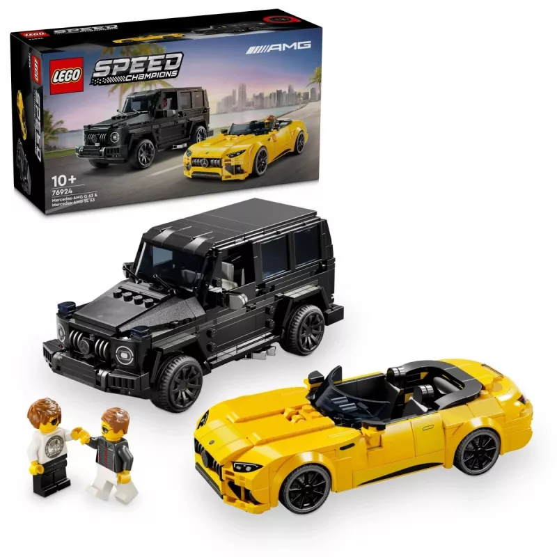 LEGO Speed Champions Mercedes-AMG G 63 & Mercedes-AMG SL 63 76924, Daudzkrāsains