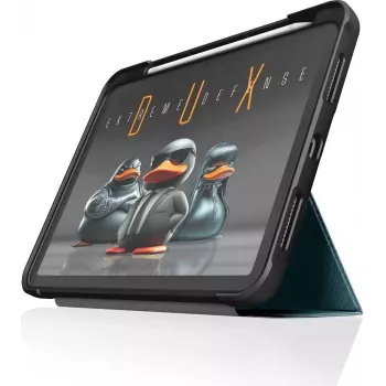 STM Dux Ultra Maciņš | Apple iPad 11 (2025) / iPad 10,9 (2022) | ozean pelēks/caurspīdīgs | STM-222-486KX-04