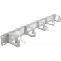 DeLOCK 66544 19 inch kabeļu pārvaldības panelis ar suku sloksni, 1U, pelēks