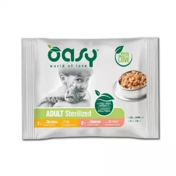 Oasy gabaliņi mērcē Multipakets Pieaugušiem 4x85g