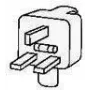Lenovo strāvas kabelis - BS 1363 (M) uz IEC 60320 C13 - 1,8 m - Lielbritānija - IBM P275, ThinkCentre A50 8089, ThinkCentre A50 8089 (14F0032)
