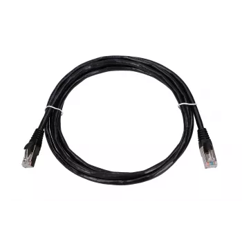 Tīkla kabelis Extralink LAN Patchcord Kat.5e RJ-45 2m Melns