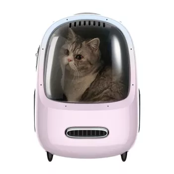 Viedais kaķu nesējs PetKit Pink