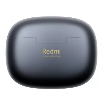 Austiņas Xiaomi Buds 6 Pro — bezvadu iebūvējamās austiņas, Bluetooth 5.3, ANC, IP54, 36 h ar maciņu, bezvadu uzlāde, USB-C, Space Black