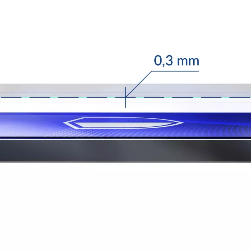 3MK FlexibleGlass hibrīda aizsargstikls Samsung Galaxy S23 (S911) ekrānam, 6,1 collas, 7H