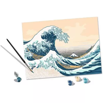 Krāsošanas komplekts Ravensburger CreArt ART Collection The Great Wave Hokusai 23690 — krāso pēc numuriem