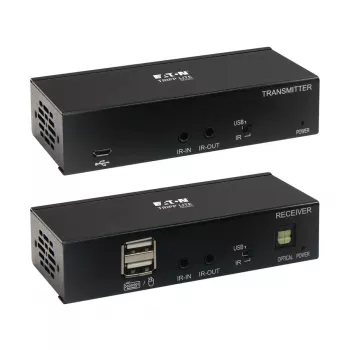 Eaton Tripp Lite Series USB-C uz HDMI pār Cat6 pagarinātāja komplekts ar KVM atbalstu, 4K 60Hz, 4:4:4, raidītājs/uztvērējs, USB, PoC, HDCP 2.2, līdz 70 m, TAA