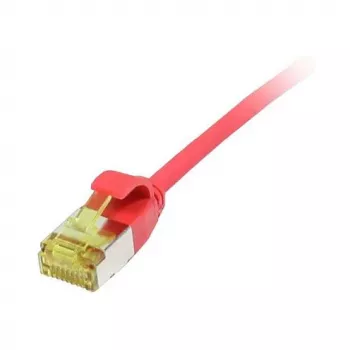 Patch Kabelis RJ45, CAT6A 500MHz, 0,15m, Sarkans, U/FTP, plānveida apaļš d=3,8mm, TPE/LSZH (Superflex), AWG32, ar Cat.7 izejvadu kabeli, Synergy 21 (S217340V3)
