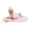 Llorens Raudoša lelle 38938 No rozēm, 38 cm dzīvīga mazuļa lelle