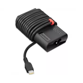 Lenovo GX20Z46255 65W USB-C tīkla adapteris klēpjdatoriem, 100-240V, 1.8m kabelis, melns