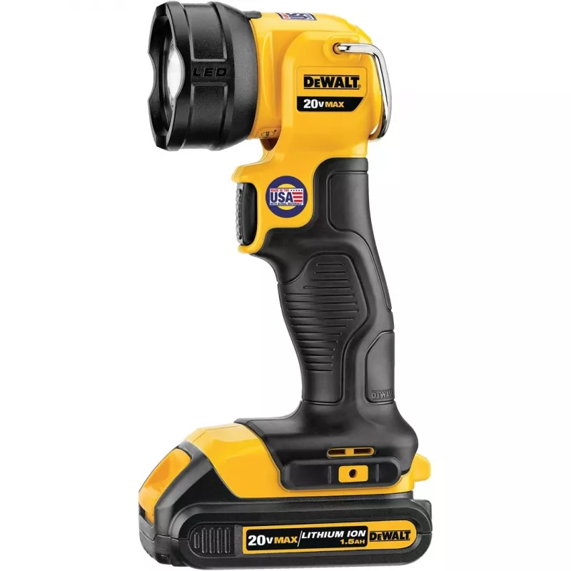 Dewalt 18V XR Li-Ion Bezvadu LED Pagriežams Lukturis - Bez Akumulatora