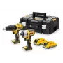 DeWALT DCK2060D2T-QW skrūvgriežu/uzgriežņu atslēgu komplekts Dzeltens