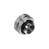 Bitspower Multi-Link Adapter Connector taisns G1/4 collu AG uz 12mm AD cietcaurulei - Spīdīgs sudrabs