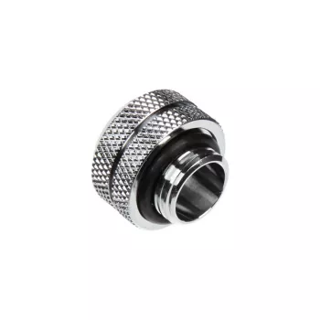 Bitspower Multi-Link Adapter Connector taisns G1/4 collu AG uz 12mm AD cietcaurulei - Spīdīgs sudrabs