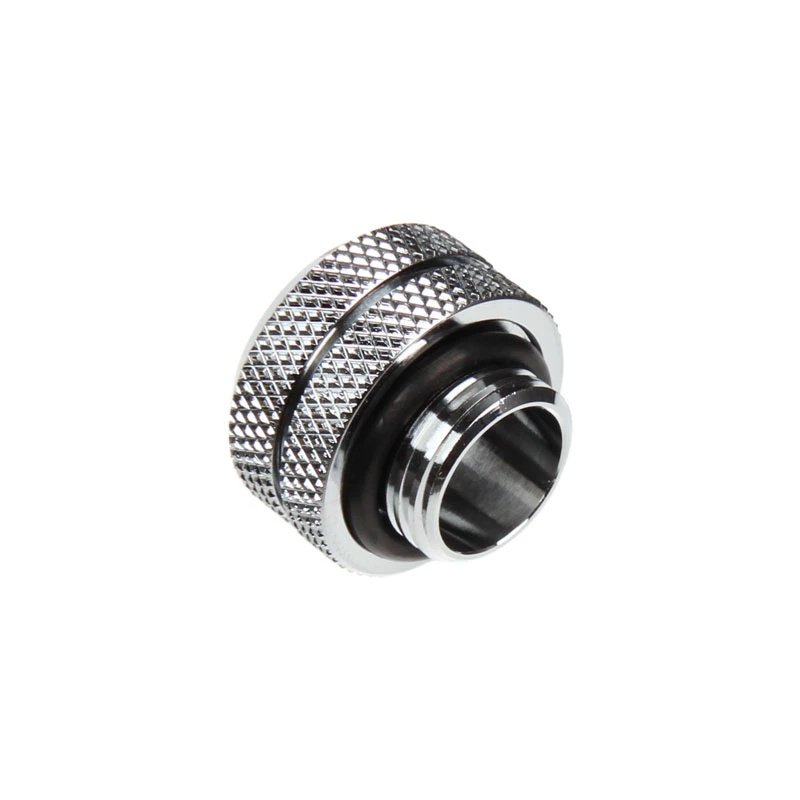 Bitspower Multi-Link Adapter Connector taisns G1/4 collu AG uz 12mm AD cietcaurulei - Spīdīgs sudrabs