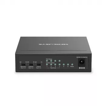 Mercusys 6-Portu 10/100Mbps Galda slēdzis ar 4 PoE+ portiem