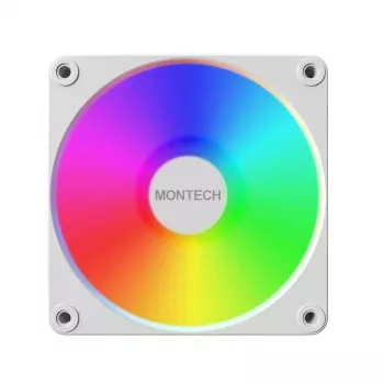 Montech GF120 V2 ARGB datora korpusa ventilators 12 cm balts 1 gab.