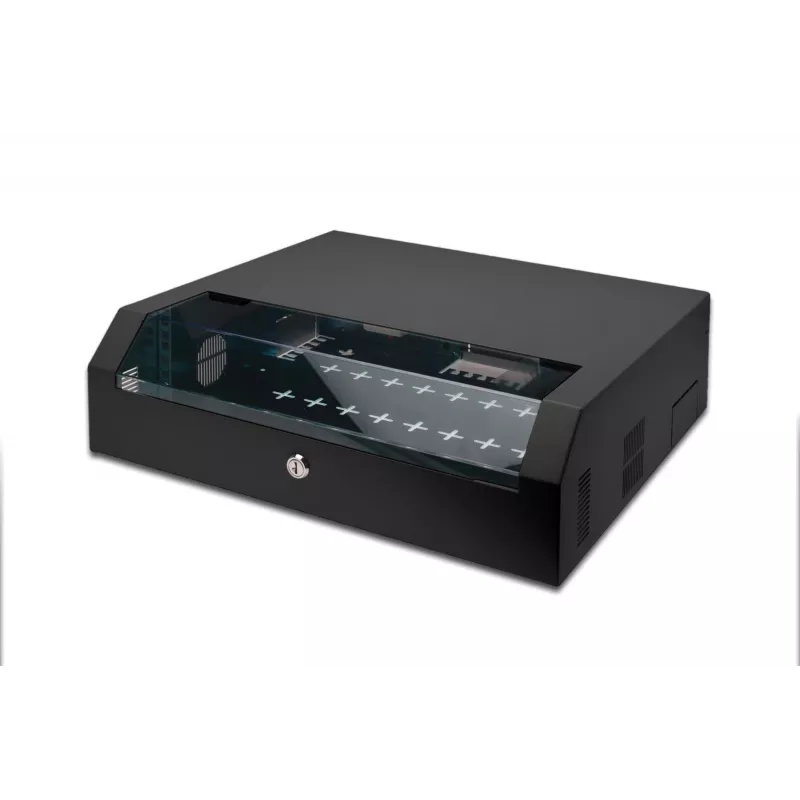 Sienas stiprinājuma skapis Digitus DN-19 04U-PB-B