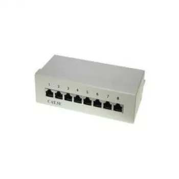 Mini Patch Panel S/CONN 75058 Cat5e Pelēks