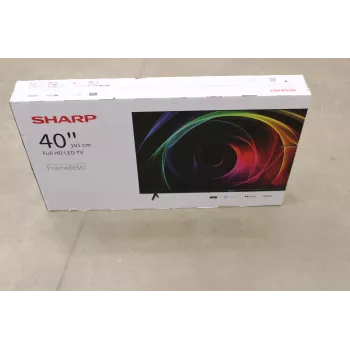 Sharp 40HA1205E 40 collu (101 cm) Full HD televizors, 1920×1080, HDMI, USB, DVB-T/T2/C/S/S2, Melns, bojāts iepakojums