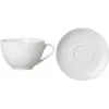 Porcelāna kapučīno apakštase ritzenhoff & breker Snap BIANCO — trauku mazgājamā mašīnā droša