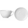 Porcelāna kapučīno apakštase ritzenhoff & breker Snap BIANCO — trauku mazgājamā mašīnā droša