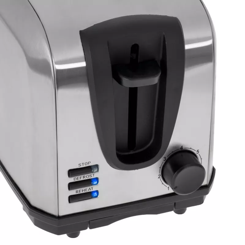 Toasters Adler AD 3222 2 šķēles 1000 W Sudrabs