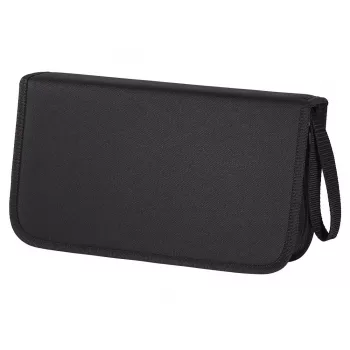 Hama Nylon Wallet 104 CD, 104 diski, Melns, Nylon