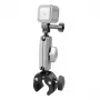 PULUZ motocikla stiprinājums sporta kamerām (DJI, GoPro, Insta360) (melns)