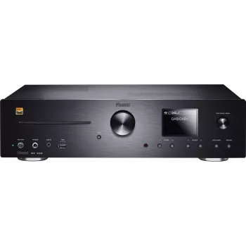 Stereo uztvērējs Magnat MC 400 — 2.0 kanāli, 40 W uz kanālu, CD atskaņotājs, Wi‑Fi, Bluetooth, DAB/FM, Ethernet (melns)