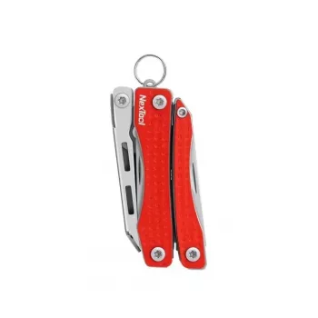 Daudzrīks Nextool NE20051 10-in-1 kompakts daudzrīks, nerūsējošais tērauds, sarkans, 78 g, 6,2 cm salocīts