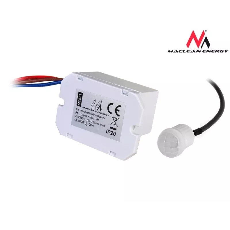 Kustības detektors PIR sensors Maclean MCE32