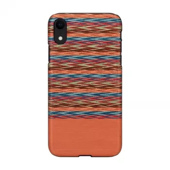 Mobilā telefona maciņš man and wood iPhone XR — Browny Check Black aizsargājošs vāciņš