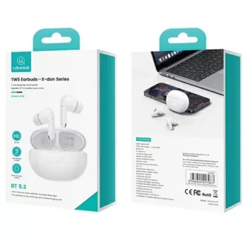 USAMS X-Don Series TWS bezvadu austiņas Bluetooth 5.3 ar Dual ENC mikrofoniem