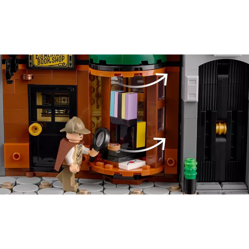 LEGO ICONS 10351 Šerloks Holmss: Grāmatu niša