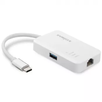 Edimax EU-4308 USB-C centrmezgls, 3x USB 3.0 + Gigabit Ethernet