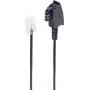 Telefona kabelis ShiverPeaks BS70002-2 2m Melns