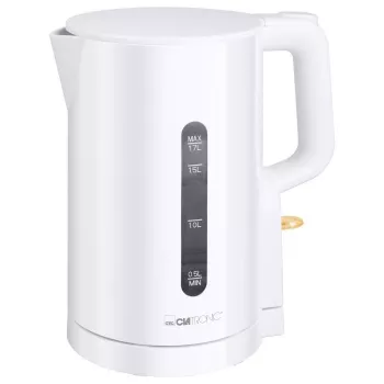 Elektriskā tējkanna CLATRONIC WK 3835 — 1.7 L, 2200 W, Balta